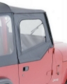 Picture of Rampage 1987-1995 Jeep WranglerYJ Door Skins - Black Denim