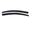 Picture of Rampage 2007-2018 Jeep WranglerJK 2-Door Only Low Profile Ventvisor - Matte Black