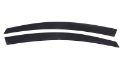 Picture of Rampage 2007-2018 Jeep WranglerJK 2-Door Only Low Profile Ventvisor - Smoke