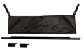 Picture of Rampage 1987-1995 Jeep WranglerYJ Tailgate Tonneau Bar Kit - Black