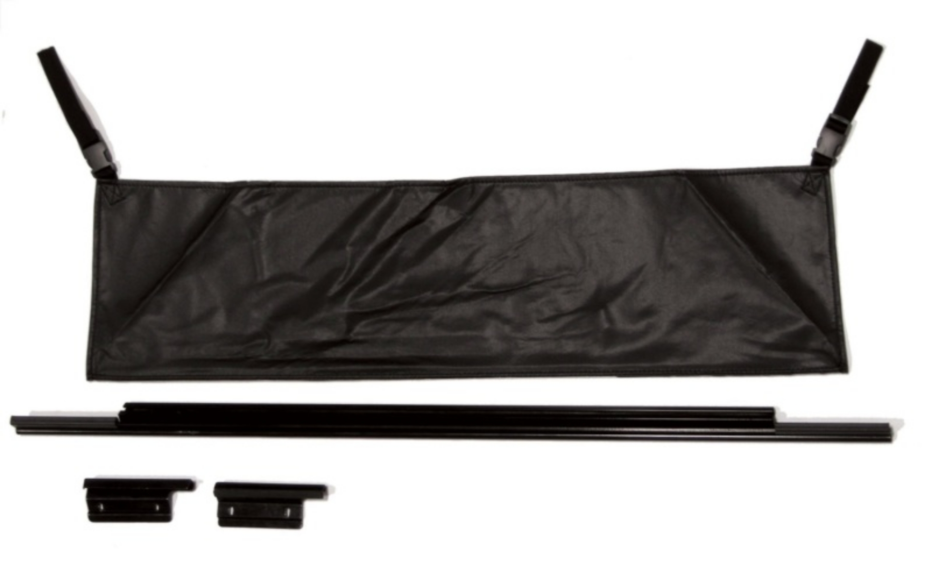 Picture of Rampage 1987-1995 Jeep WranglerYJ Tailgate Tonneau Bar Kit - Black