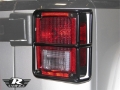 Picture of Rampage 2007-2018 Jeep WranglerJK Taillight Guards - Black