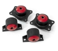 Picture of Innovative 00-09 Honda S2000 F-Series Black Aluminum Repl Rear Diff Mount Kit 60A Bushings