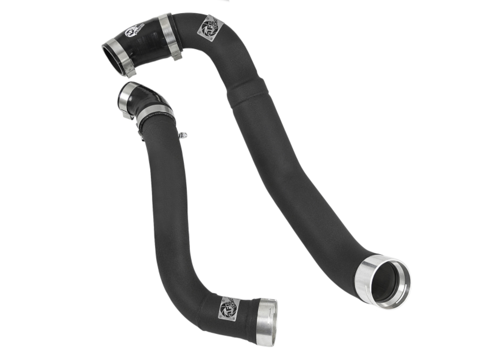 Picture of aFe Bladerunner 3-5in-3in Intercooler Cold Side Tube Black - 18-19 Ford F-150 V6-3-0L td