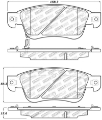 Picture of StopTech Performance 07-08 Infiniti G35 2WD Sedan - 08 Infiniti G37 Coupe Front Brake Pads