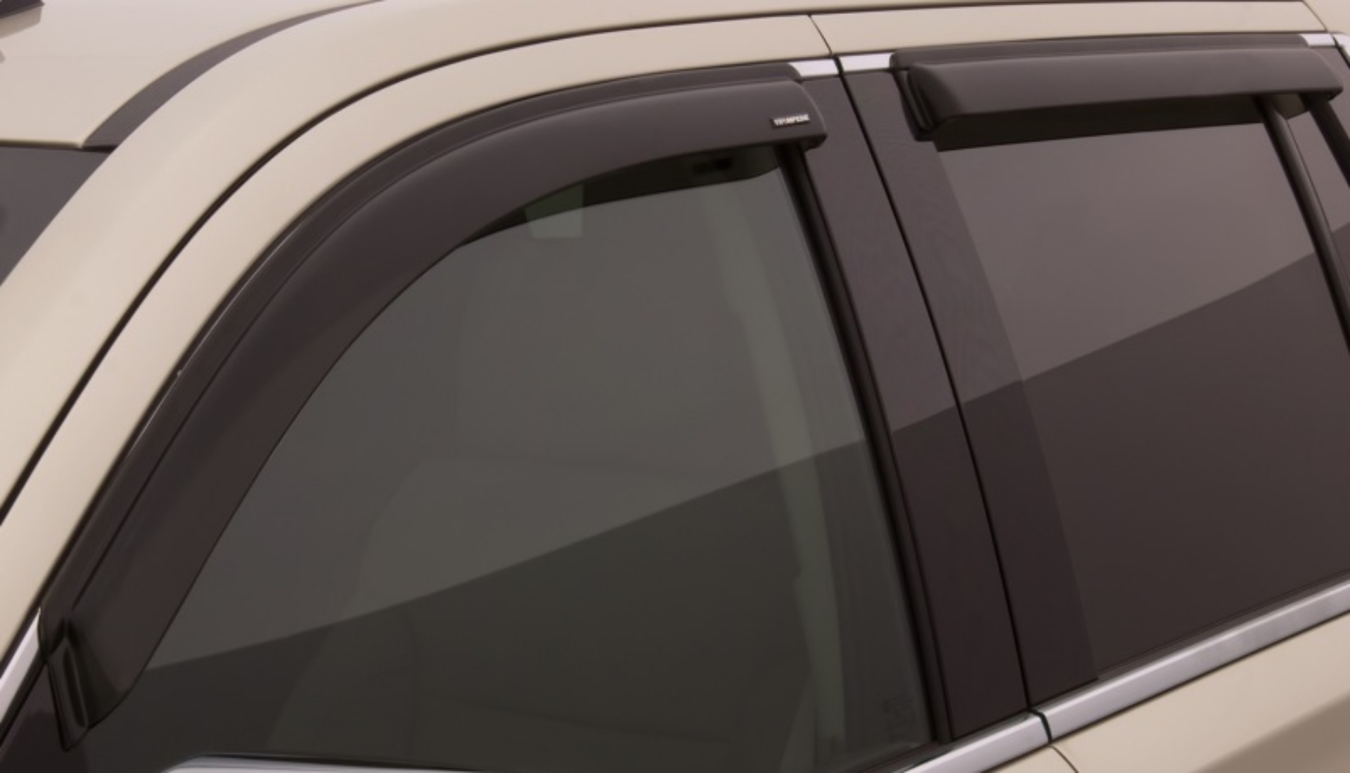 Picture of Stampede 2015-2019 Cadillac Escalade Esv Tape-Onz Sidewind Deflector 4pc - Smoke