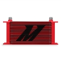 Picture of Mishimoto Universal 19 Row Oil Cooler - Red