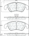 Picture of StopTech Street Select 08-17 Audi A5 Front Brake Pads