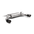 Picture of Akrapovic 2018+ BMW 340i F30-F31 - 440i F32-F33-F36 w-OPF-GPF Slip-On line Titanium