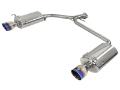 Picture of aFe Takeda 2-25-1-75in 304 SS Axle-Back Exh w-Blue Flame Tips 13-17 Honda Accord Sport Sedan I4-2-4L