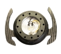 Picture of NRG Quick Release Kit Gen 4-0 - Black Body - Black Ring w- CF Handles