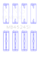 Picture of King Bearings Nissan VR38DETT VQ35HR VQ37HR Performance Crankshaft Main Bearings - Size +0-25mm