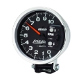 Picture of Autometer 5 inch 10,000 RPM w- Peak Memory Pedestal Tachometer Auto Gauge - Black