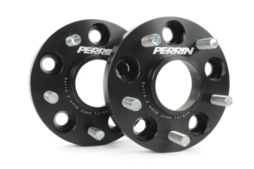 Picture of PERRIN 17-21 Honda Civic Si - 22-26 Acura Integra 64-1mm 5x114-3 Wheel Spacers 20mm - Pair