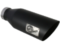Picture of aFe MACHForce XP Exhausts Tips SS-304 EXH Tip 4In x 7Out x 18L Bolt-On blk
