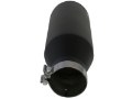 Picture of aFe MACHForce XP Exhausts Tips SS-304 EXH Tip 4In x 7Out x 18L Bolt-On blk