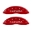 Picture of MGP 4 Caliper Covers Front Acura Rear MDX Red Finish Silver Characters