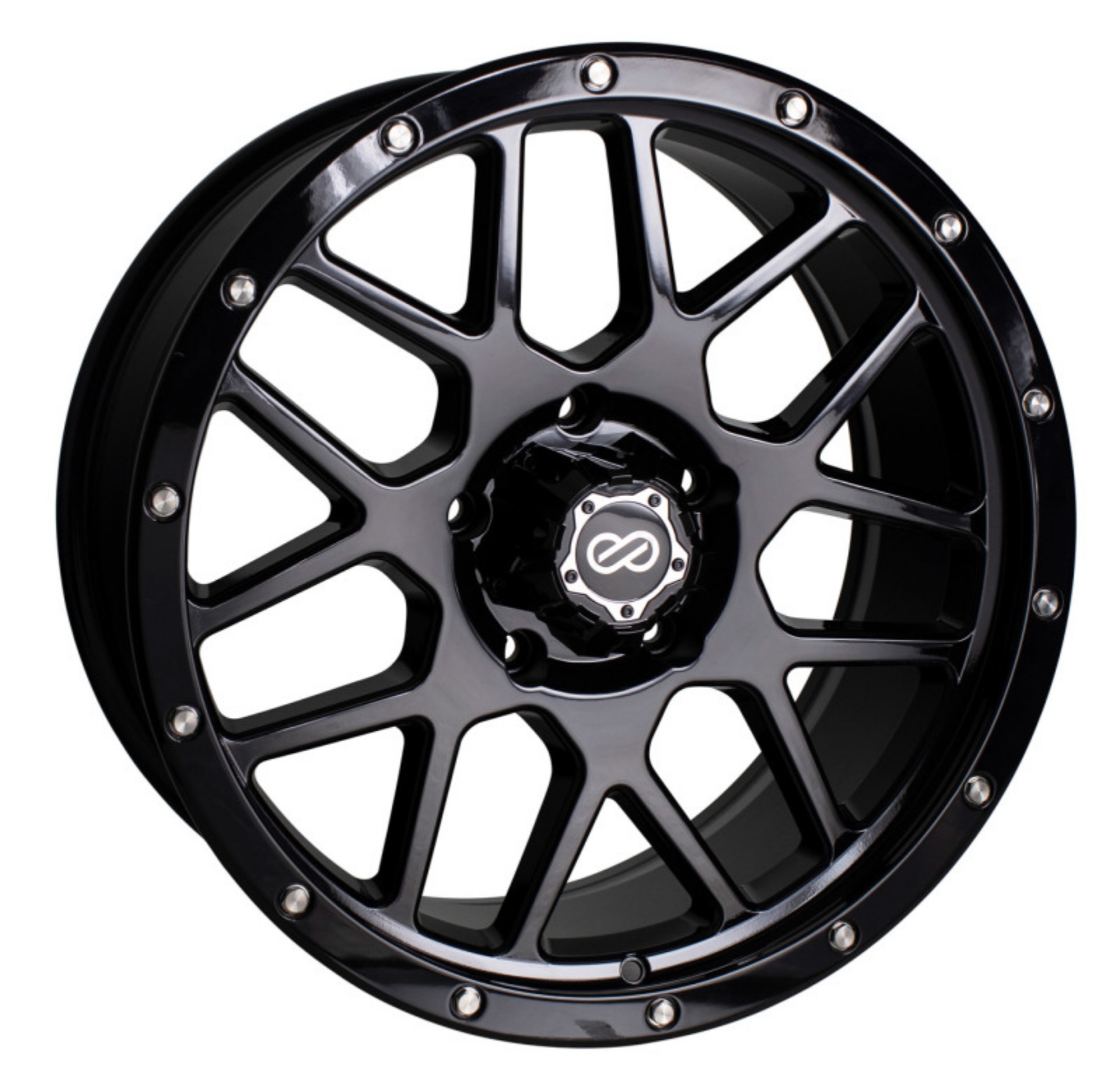 Picture of Enkei Matrix 20x9 6x135 15mm Offset 87mm Bore Gloss Black Wheel