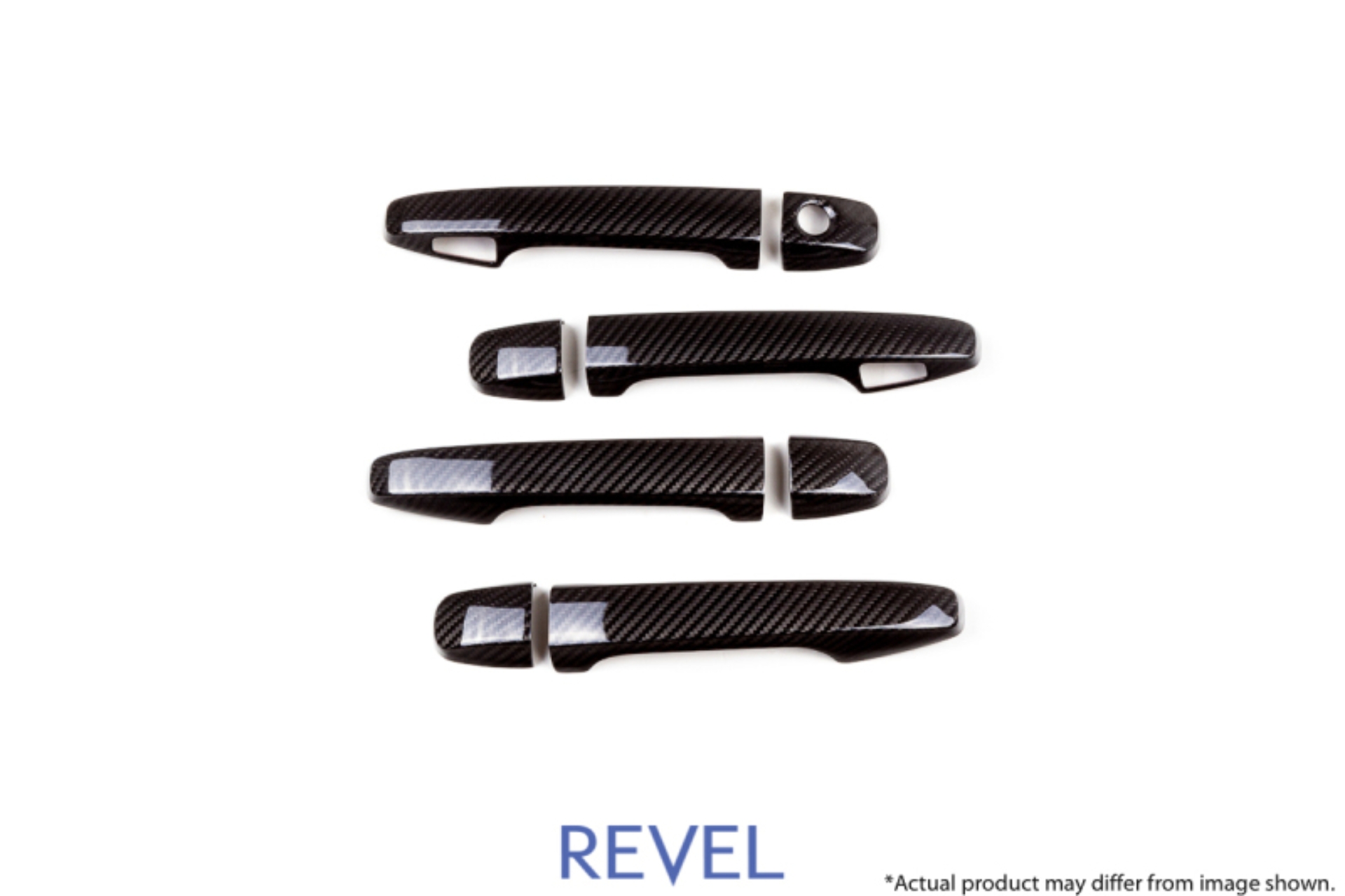 Picture of Revel GT Dry Carbon Door Handle Covers FL-FR-RL-RR 15-18 Subaru WRX-STI - 8 Pieces