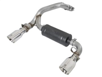 Picture of aFe Takeda 3in 304 SS Axle-Back Exhaust System w- Polished Tip 16-18 Ford Focus RS 2-3L t