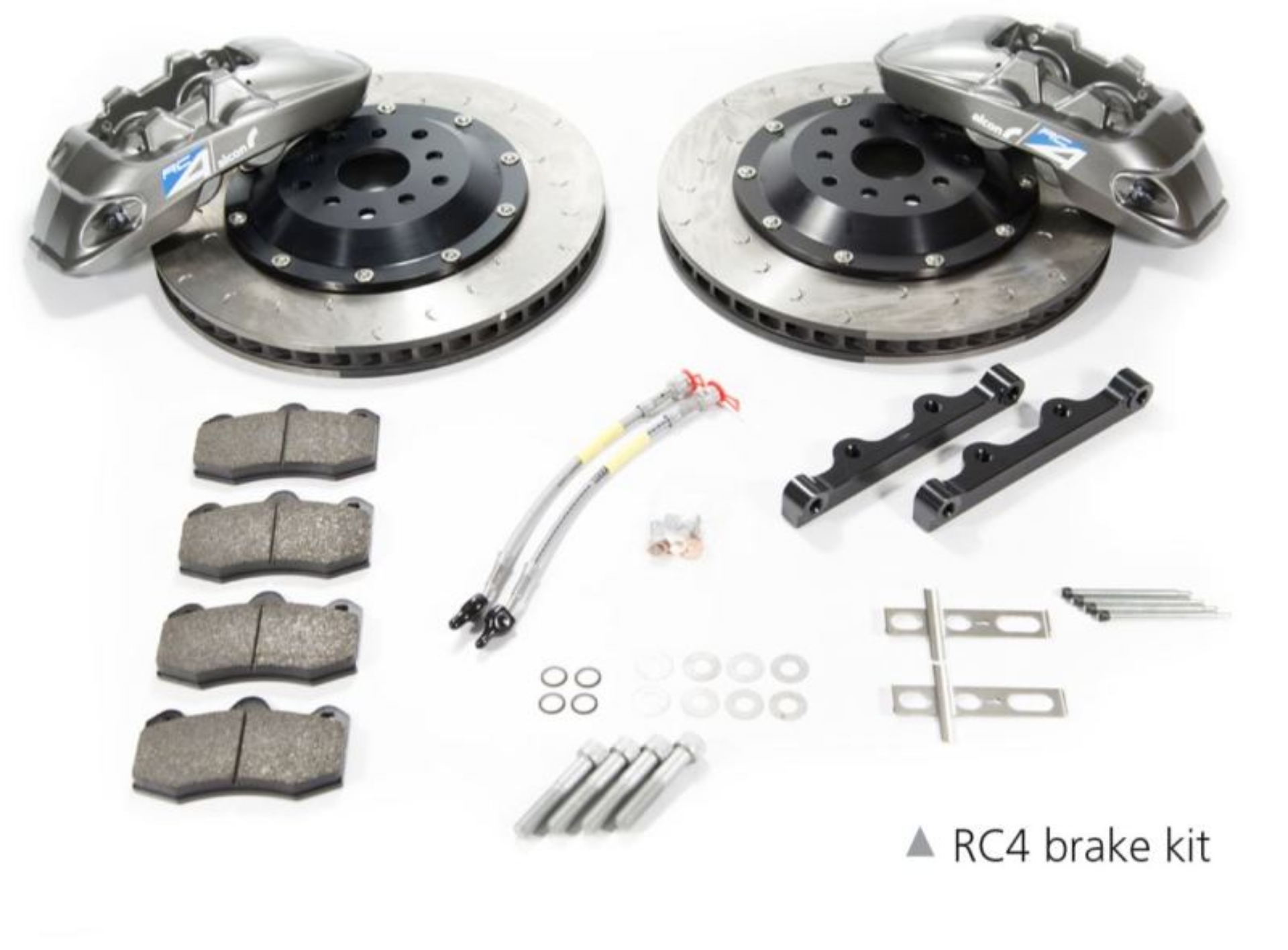 Picture of Alcon 2015+ BMW M3 F80 380x32mm 4 Piston Rear Brake Upgrade Kit - Grey