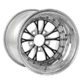 Picture of Weld Vitesse 15x6 - 5x4-5 BP - 3-5in- BS Black Wheel - Non-Beadlock