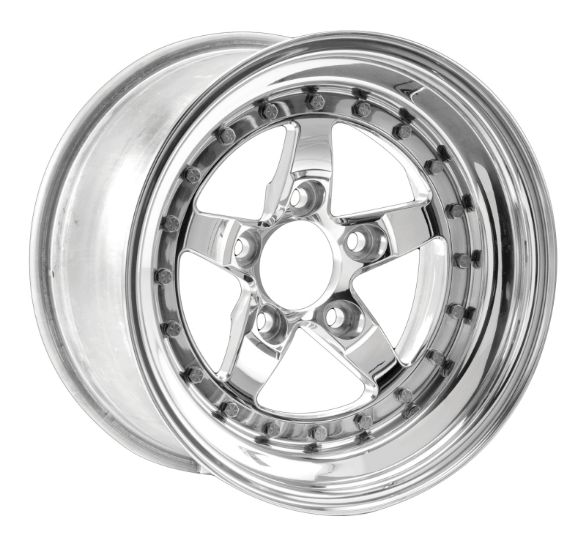 Picture of Weld Weldstar 15x10 - 5x4-5 BP - 3-5in- BS Polished Wheel - Non-Beadlock