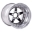 Picture of Weld Weldstar 15x10 - 5x4-5 BP - 4-5in- BS Black Wheel - Non-Beadlock