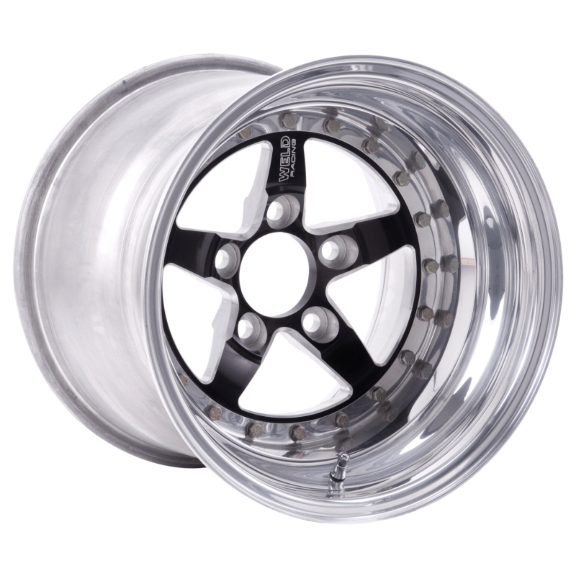Picture of Weld Weldstar 15x14 - 5x4-75 BP - 5-5in- BS Black Wheel - Non-Beadlock