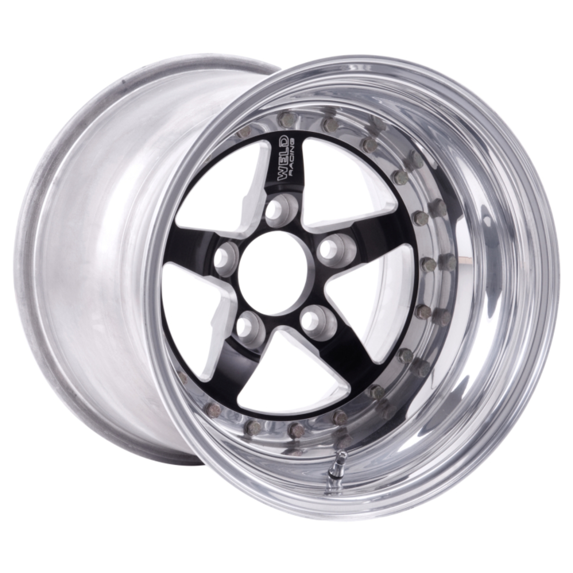 Picture of Weld Weldstar 15x9 - 5x4-75 BP - 5-5in- BS Black Wheel - Non-Beadlock