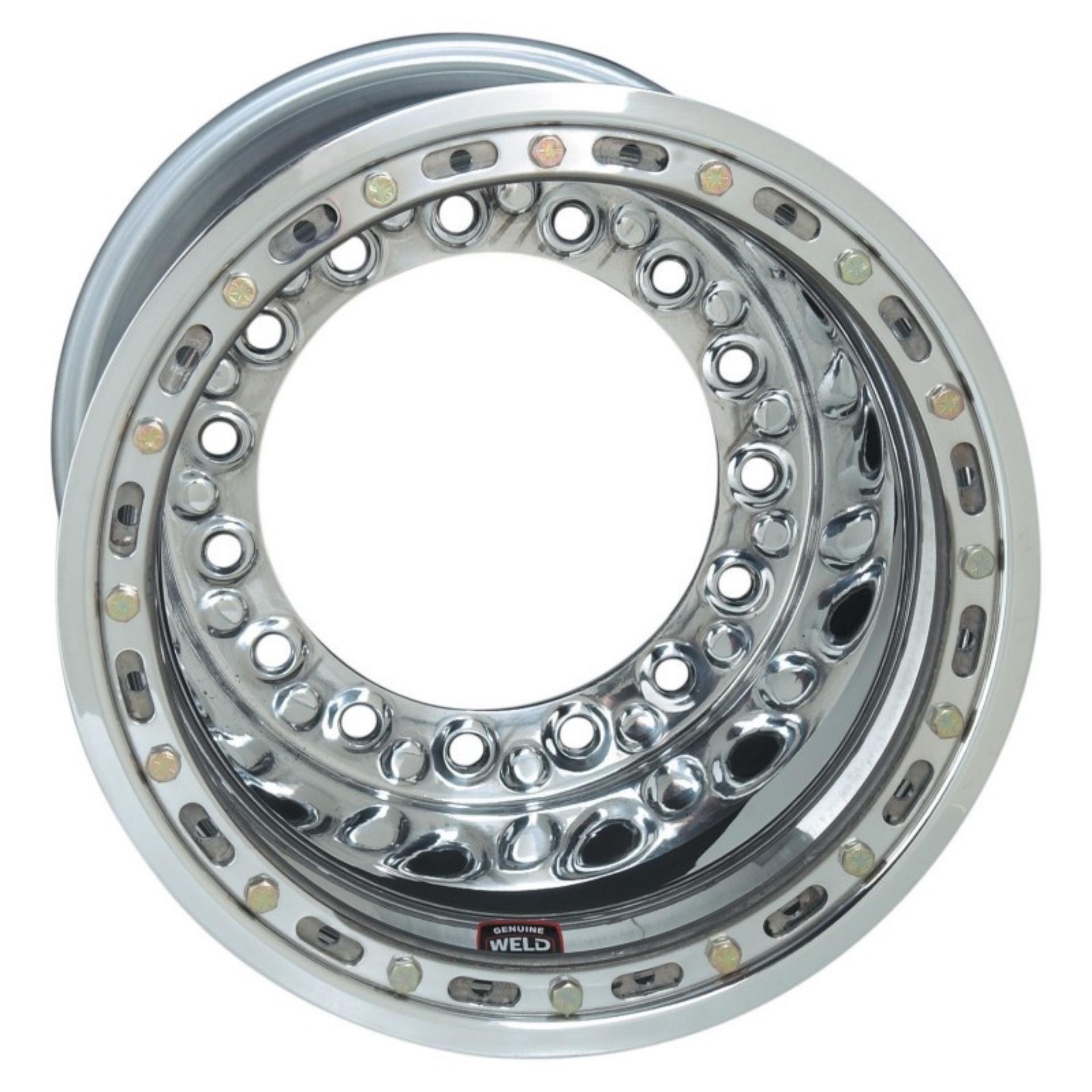 Picture of Weld Wide 5 XL Direct Mount 15x14 - 5x10-25 BP - 5in- BS Polished Assembly - Outer Beadlock