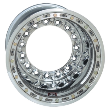 Picture of Weld Wide 5 XL Direct Mount 15x14 - 5x10-25 BP - 5in- BS Polished Assembly - Outer Beadlock