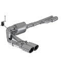 Picture of MBRP 2019+ Chevrolet Silverado 1500 4-5L-5-3L Pre-Axle Dual Side Exite w- 4in OD Tip- T304