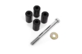 Picture of BMR 15-18 Ford Mustang S550 Rear Cradle Bushing Kit w- Centering Sleeves- Black