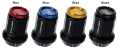 Picture of Project Kics Kyokugen Lug Nut Set 20 12x1-50 Black Aluminum w-Gold Cap