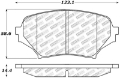 Picture of StopTech 06-15 Mazda Miata MX-5 Street Select Front Brake Pads