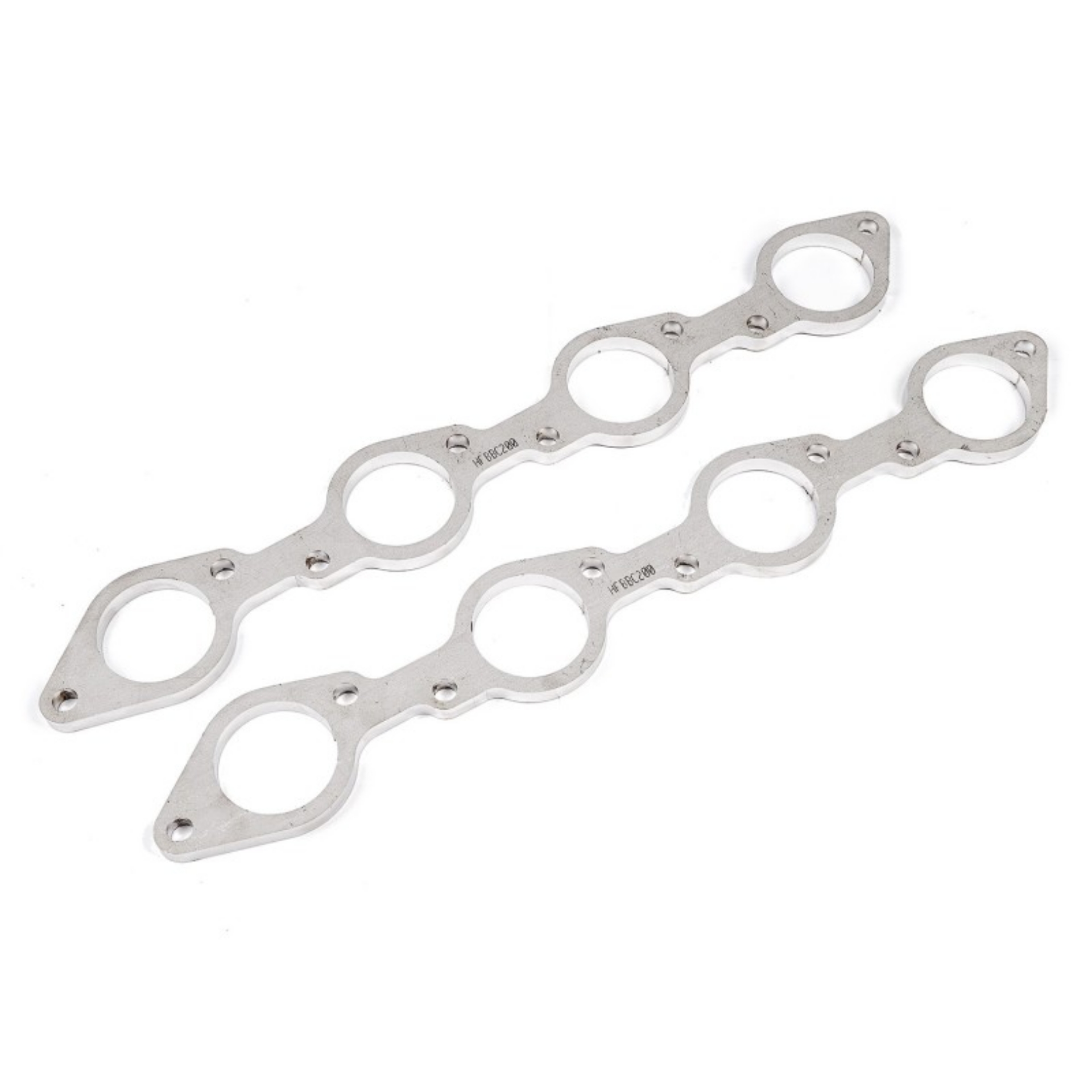 Picture of Stainless Works Big Block Chevy Round Port Header 304SS Exhaust Flanges 1-7-8in Primaries