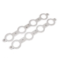 Picture of Stainless Works Chevrolet LS1-LS6 Round Port Header 304SS Exhaust Flanges 1-3-4in Primaries