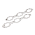 Picture of Stainless Works Mopar 3-5L V6 Flat Oval Port Header 304SS Exhaust Flanges 1-5-8in Primaries