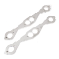 Picture of Stainless Works Small Block Chevy Round Port Header 304SS Exhaust Flanges 1-5-8in Primaries