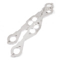 Picture of Stainless Works Small Block Chevy Round Port Header 304SS Exhaust Flanges 1-5-8in Primaries