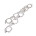 Picture of Stainless Works Small Block Ford AFR 225 Head Round Port Header 304SS Exhaust Flanges 2in Primaries