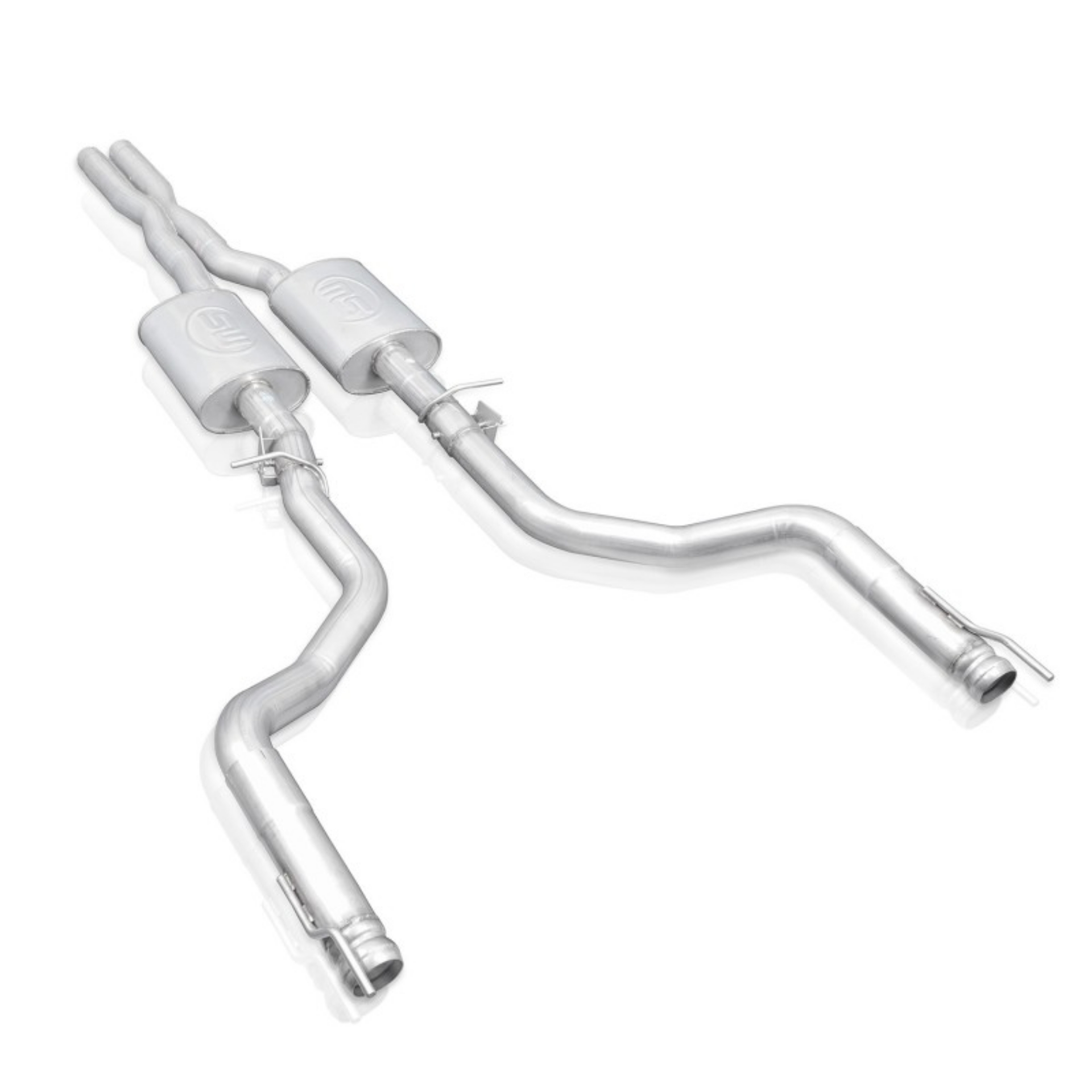 Picture of Stainless Works 15-19 Dodge Challenger 6-2L-6-4L Hemi 3in Legend Catback X-Pipe Use Factory Tips