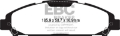 Picture of EBC 2015+ Ford Mustang 2-3T Bluestuff Front Brake Pads
