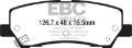 Picture of EBC 2015+ Ford Mustang 5-0L Bluestuff Rear Brake Pads