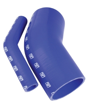 Picture of Turbosmart 45 Elbow 1-75 - Blue Silicone Hose