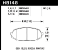 Picture of Hawk 89-93 Miata Blue 9012 Race Front Brake Pads D525