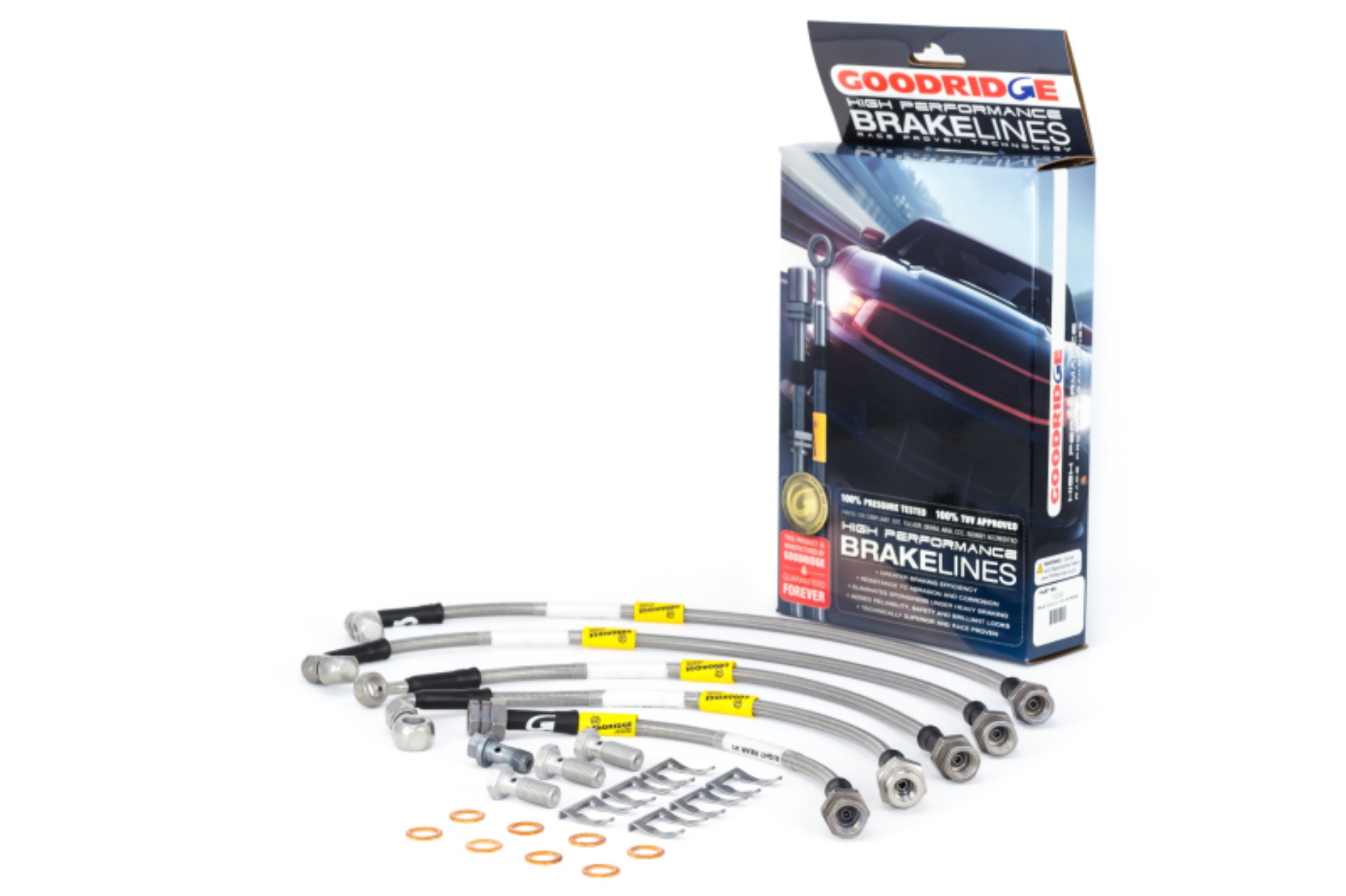 Picture of Goodridge 04-06 Cadillac CTS-V w-Brembo Brakes Stainless Steel Brake Line Kit