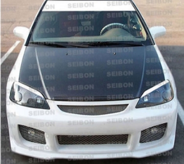 Picture of Seibon 01-03 Honda Civic OEM Carbon Fiber Hood