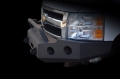 Picture of DV8 Offroad 07-13 Chevrolet Silverado 1500 Front Bumper - Black Powdercoat
